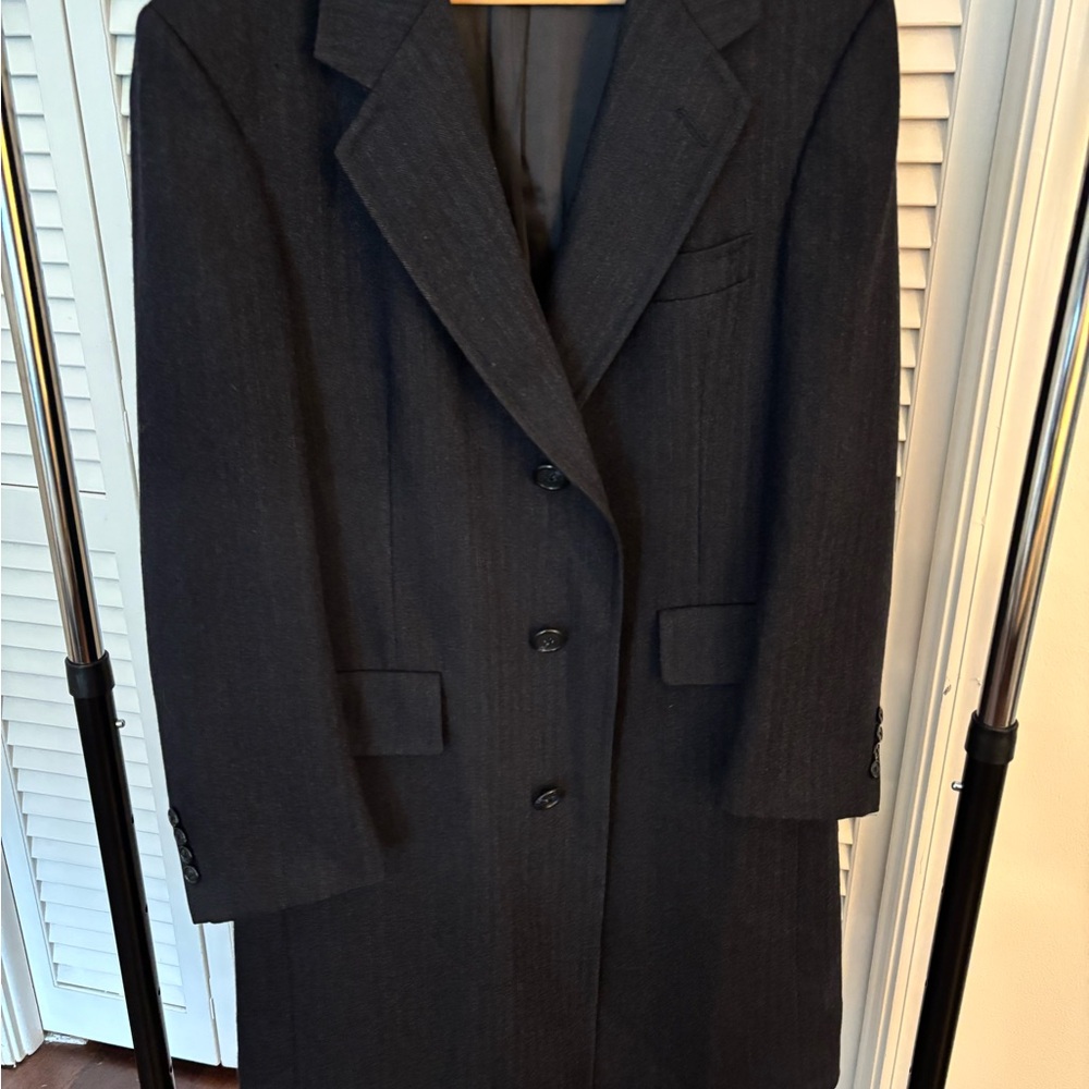Classic Men’s Hart Schaffner Marx Wool Overcoat